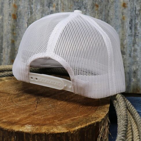 WHISKEY BENT HAT CO. White Gold Adjustable Snapback Hat (White) in Saudi Arabia