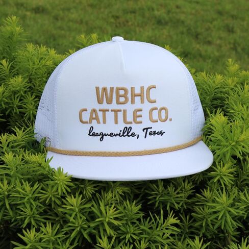 WHISKEY BENT HAT CO. White Gold Adjustable Snapback Hat (White) in Saudi Arabia