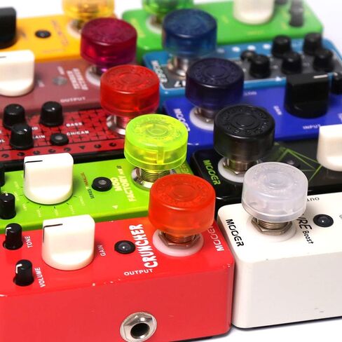 MOOER Candy Footswitch Toppers Colorful Footswitch Toppers 10pcs 10 colors Mixed FT-MX in Kuwait