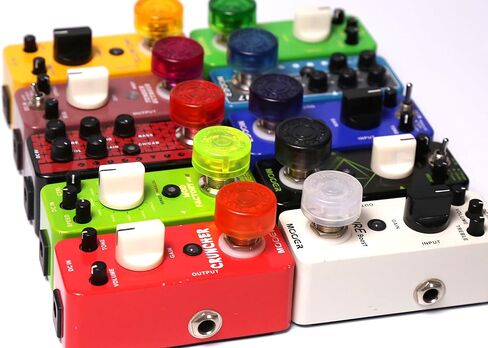 MOOER Candy Footswitch Toppers Colorful Footswitch Toppers 10pcs 10 colors Mixed FT-MX in Kuwait