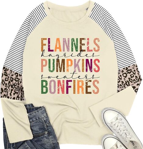 Plus Size Thanksgiving Shirts for Women Thankful Grateful Blessed Shirt Leopard Pumpkin Tshirt Fall Shirt in Kuwait