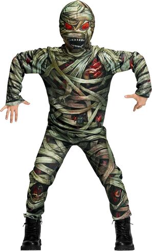IKALI Zombie Mummy Kids Halloween Costume Boys Girls Toddlers Party Dress-up Jumpsuit in Saudi Arabia
