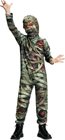 IKALI Zombie Mummy Kids Halloween Costume Boys Girls Toddlers Party Dress-up Jumpsuit in Saudi Arabia
