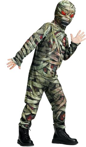 IKALI Zombie Mummy Kids Halloween Costume Boys Girls Toddlers Party Dress-up Jumpsuit in Saudi Arabia
