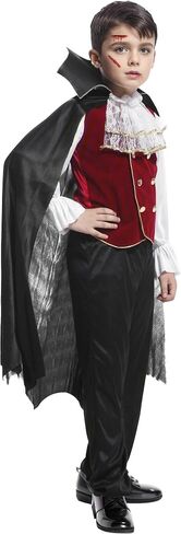 EOZY Kids Boys Halloween Vampire Costume Child Vampire Noble Dracula Role Play Dress Up Cosplay Party Clothes… in Kuwait
