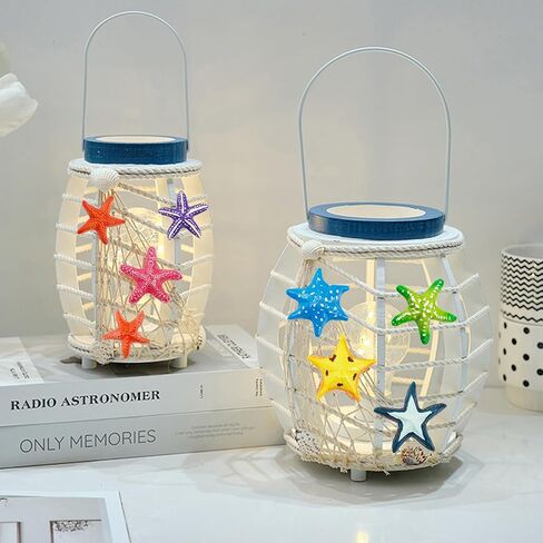 مجموعة أشكال نجم البحر الصغيرة 8 قطع من Hiawbon، أشكال حيوانات نجم البحر البحرية المصغرة مقاس 1.77 بوصة، مجموعة تمثال نجم البحر ذات المناظر الطبيعية المصغرة، تمثال صغير لنجم البحر على الشاطئ لتزيين كعكة الحديقة الخيالية in Kuwait