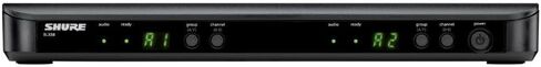 جهاز استقبال لاسلكي ثنائي القناة Shure BLX88 مع مسح سريع للتردد، ومؤشر حالة الصوت LED، ومخرج XLR و1/4 بوصة - للاستخدام مع أنظمة BLX اللاسلكية (تُباع أجهزة الإرسال بشكل منفصل) | نطاق H9 in Kuwait