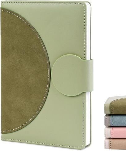 Koogel Leather Journal for Women, Lined Journal Notebook, Brown College Ruled Notebook School Office Travel 5.8" x 8.3" in Saudi Arabia