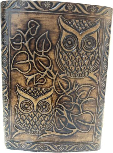 Dharma_craft Geniune Leather Journal Christmas Handmade Leather Bound Dairy Notepad for Men and Women with Unlined Handmade Pape 7 x 5 Inches Traveler's Notebook in Saudi Arabia