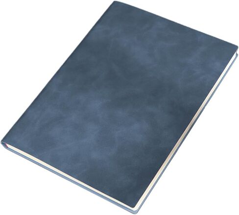 JuTao Fine Cover Lined Journal Notebooks, Classic Notebook, Line Ruled, Notebook 100 Pages Thickened Paper 6.1 "x8.2" Writing Notepad (Blue Gray) in Saudi Arabia