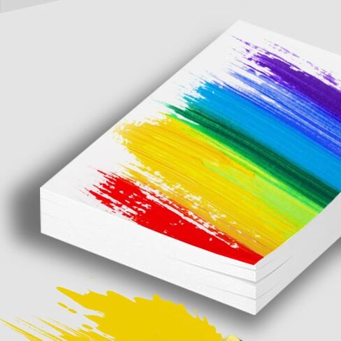 100 Sheets 8.5x11 inches, 300gsm White Thick Paper Cardstock Blank Paper Greeting Cards for DIY Arts Cards Making Invitations Office Paper Crafting Scrapbook Supplies in Saudi Arabia