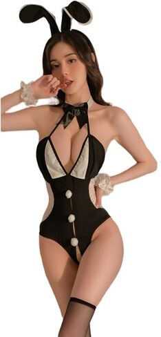 Sexy Women's Anime Rabbit Role Playing Uniform Naughty Rabbit Costume Sexy Underwear Set in Saudi Arabia