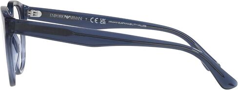 Emporio Armani Men's Ea3207f Low Bridge Fit Round Sunglasses in Saudi Arabia