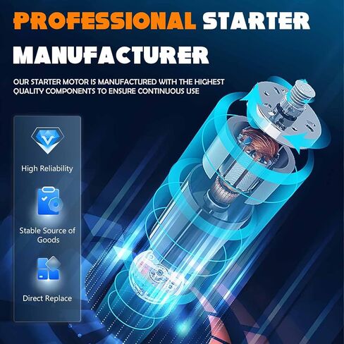 Starter Compatible with Ford F-150 2013-2017 F-250 F-350 E-350 Super-Duty 2013-2019 E-150 E-250 Expedition Lincoln Navigator 2013 2014 Replace DL3T11000AA 19247 SA1026 SA1072 SA1083 DL3Z11002-A in Saudi Arabia