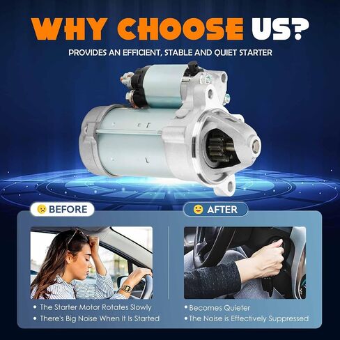 Starter Compatible with Ford F-150 2013-2017 F-250 F-350 E-350 Super-Duty 2013-2019 E-150 E-250 Expedition Lincoln Navigator 2013 2014 Replace DL3T11000AA 19247 SA1026 SA1072 SA1083 DL3Z11002-A in Saudi Arabia