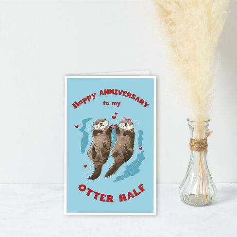 Anniversary Card Gift for Wife, Husband,Boyfriend or Girlfriend,Romantic Anniversary Card for Men Women,Wedding Anniversary Cards for Him Her,Love Card for Couple in Kuwait