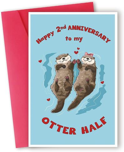 Anniversary Card Gift for Wife, Husband,Boyfriend or Girlfriend,Romantic Anniversary Card for Men Women,Wedding Anniversary Cards for Him Her,Love Card for Couple in Kuwait