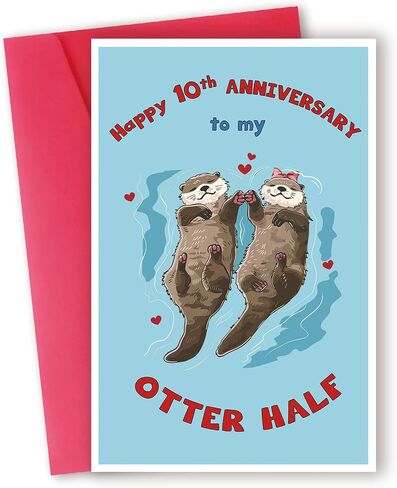 Anniversary Card Gift for Wife, Husband,Boyfriend or Girlfriend,Romantic Anniversary Card for Men Women,Wedding Anniversary Cards for Him Her,Love Card for Couple in Kuwait