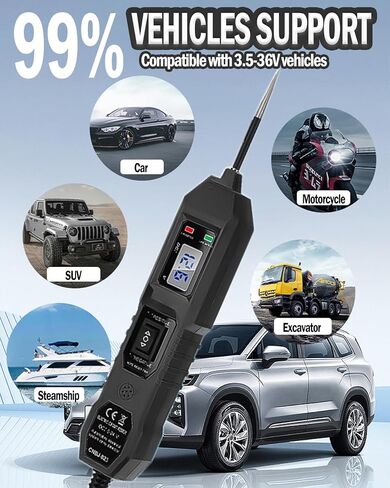 Circuit Tester Automotive,3.5V-36V DC Power Circuit Probe Kit, Electrical Tester Automotive Short Circuit Finder,Car Electrical Tester Kit for Continuity Testing/Trailer Lights Testing in Kuwait