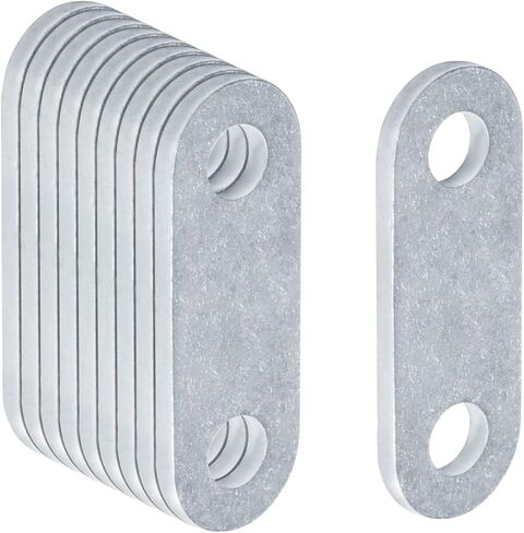 10 قطع 2-1/4 بوصة أشرطة تكبل أوراق المقطورة لربيع أوراق العين المزدوجة، عرض 1-1/4 بوصة، سمك 4.8 مم in Kuwait