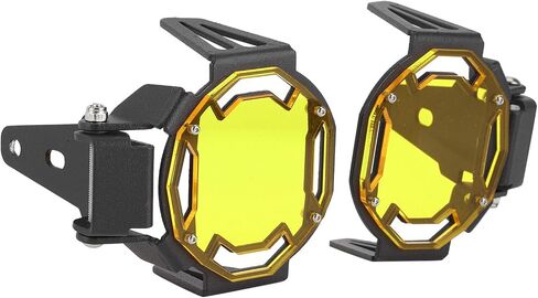 Tbest Motorcycle Fog Lamp Guard,R1200Gs Accessories R 1250 Gsa Accessories Light Covers Motocycle Fog Light Guard Protective Cover Led Lamp Protector Fit For R1200G(Yellow) in Saudi Arabia