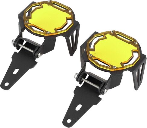 Tbest Motorcycle Fog Lamp Guard,R1200Gs Accessories R 1250 Gsa Accessories Light Covers Motocycle Fog Light Guard Protective Cover Led Lamp Protector Fit For R1200G(Yellow) in Saudi Arabia