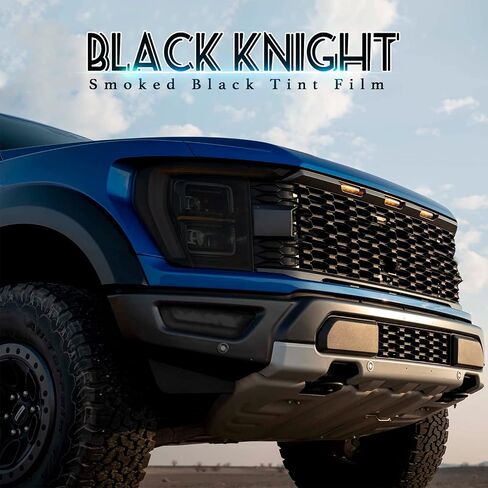Precut Vinyl Overlay Tint Kit Film Fit for Ford F150 2021 2022 Taillights Third Brake Light with Gloss Dark Smoke Wrap Cover Vinyl Decals Exterior Parts and Accessories(Taillights) in Saudi Arabia