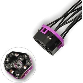 Ignition Starter Switch Wiring Harnesses Plug Kit 8-Way Multi-Purpose Wire Connector with 7.9'' Compatible with VW Jetta Golf MK4 Beetle Passat 4A0971975