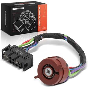 A-Premium Ignition Starter Switch Compatible with BMW Vehicles - 318i 318is 1996-1998, 318ti 328i 328is M3 1996-1999, 323i 1998, 323is 1998-1999, 325i 325is 1995, Z3 1999-2000 - 6 Blades
