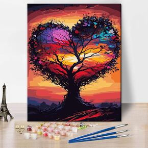 Rebotipy Eagle Paint by Numbers DIY Bald Eagle Paint by Numbers Kits Phoenix Bird Paint by Numbers Gifts for Man and Lady Challenging Painting Artwork Kits for Living Room Office Decor 16x20 in