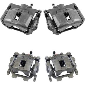 Callahan Front and Rear Brakes For 2009 2010 2011 2012 2013 2014 2015 2016 2017 Nissan Maxima Replacement Brake Calipers