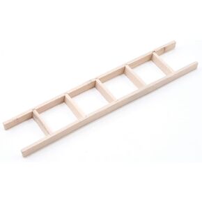 Dollhouse Miniature Unfinished 6 Inch Straight Ladder