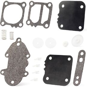 21-857005A1 Boat Outboard Engine Fuel Pump Diaphragm Kit Replacement for Mercury Mariner for Quicksilver for Sierra 35 40 45 50 55 60 65 75 80 90 100 115 125 135 150 175 200 275HP 21-42990A7 18-7817