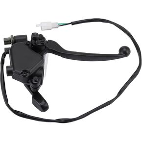 GOOFIT 7/8" 22mm Straight Handle Thumb Throttle with Dual Brake Lever Assembly Replacement for 50cc 70cc 90cc 110cc 125cc 150cc 250cc ATV Quad Roketa Taotao Sunl Kazuma Go Kart Pit Bike