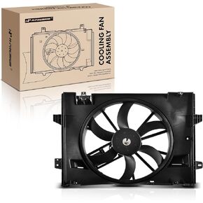A-Premium Engine Radiator Cooling Fan Assembly Compatible with Ford & Lincoln & Mercury Models - Crown Victoria 2006-2011, Lincoln Town Car 2006-2011, Grand Marquis 2006-2011 - Replace# 6W1Z8C607A