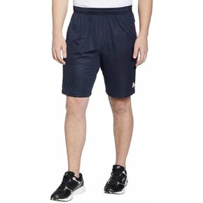 adidas Mens 3 Stripe Shorts with Zipper Pockets (Legend Ink/White, Large)