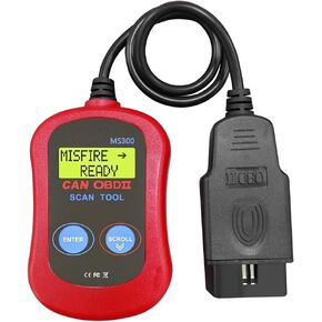 Car OBD2 Scanner Code Reader, Automotive Engine Fault Scanner to Clear Error Code, CAN Diagnostic Scan Tool for All OBD II Protocol Vehicles After 1996, Universal Car Accessories