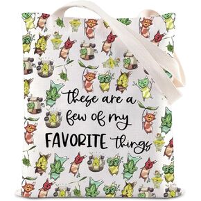 ENSIANTH Video Game Inspired Gift Korok Reusable Grocery Bag Flora Of Hyrule Merch Korok Plant Tote Bag Game Lover Gift