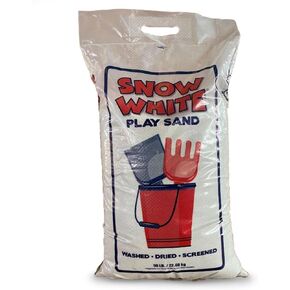 US Silica 50 Pound Bag Snow White Play Sand for Sandboxes and Sand Tables at Parks, Homes, and Daycare Centers, White (3 Pack)