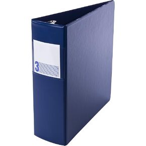 Davis Group Heavy Duty Roundback Round Ring Binder, Black (9333-01)