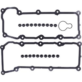 MOTOKU Engine Valve Cover Gasket and Grommet Seal for Dodge Dakota Durango Ram 1500 Jeep Liberty 3.7 V6