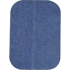 Wrights Bondex Iron-On Patches 5x7" 2/Pkg.-Worn Denim