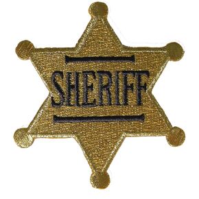 Application CDX Sheriff Badge Patch