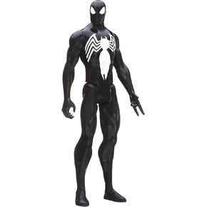 Spider-Man Marvel Ultimate Spider-Man Titan Hero Series Black Suit Spider-Man Figure - 12 Inch