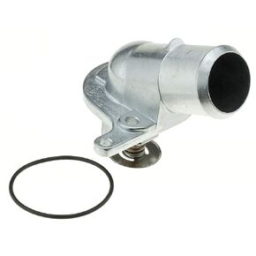 MotoRad 379-160 Integrated Housing Thermostat - 160 Degrees | Fits select Cadillac Escalade, Chevrolet Avalanche 1500, Silverado 1500, 2500, 3500, Tahoe, GMC Envoy XL, Sierra 1500, 2500, 3500, Yukon