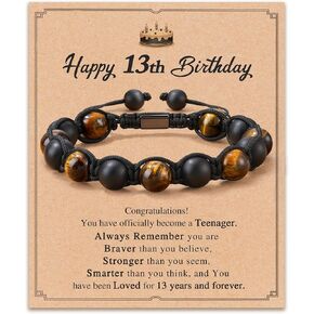 13th 16th 18th Birthday Gifts for Teen, Double Protection Bracelets with Quote Card in Saudi Arabia