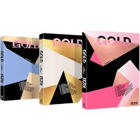 IT'ZY 9th Mini Album [GOLD] Photobook Standard 3 Set Version + [Pre-Order Photocards, Strap Bracelet]
