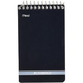 Cambridge Wirebound Memo Book Navy 3x5 College Ruled 70 sheets