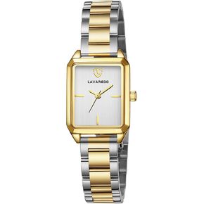 Gold Watches for Women, Dainty Womens Watch, Luxury Ladies Wrist Watches with Stainless Steel & Japanese Quartz Movement, Daily Waterproof Watches, A Great Gift for Women