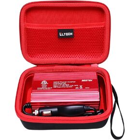 LTGEM EVA Hard Case for BESTEK/ALLWEI/Geloo/VOLTWORKS 300W Power Inverter DC 12V to 110V AC Car Inverter - Travel Protective Carrying Storage Bag(Case Only)